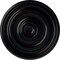 Ekena Millwork Kepler Traditional Ceiling Medallion (For Canopies up to 2 5/8"), 11 7/8"OD x 1 1/4"P, Jet Black CM12KPBLF - alternate 1
